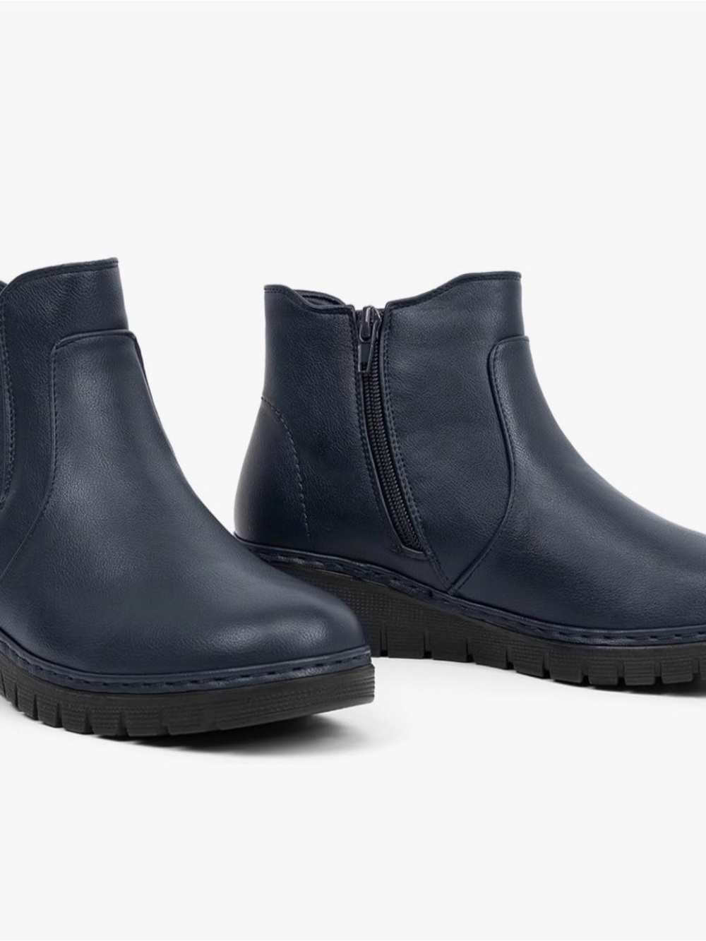 VJH confort Chelsea navy boots